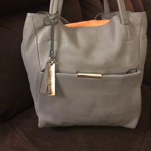 Vince Camuto Grey Soft Leather Bag